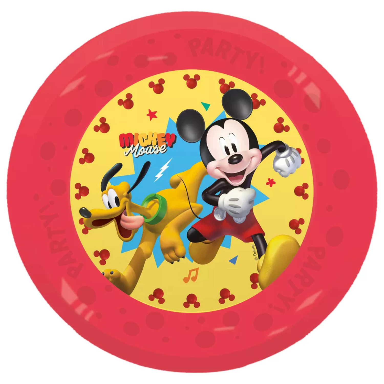 Disney Mickey Jump Into Fun mikro premium plastični ravni tanjur set od 4 komada 21 cm fotografija proizvoda
