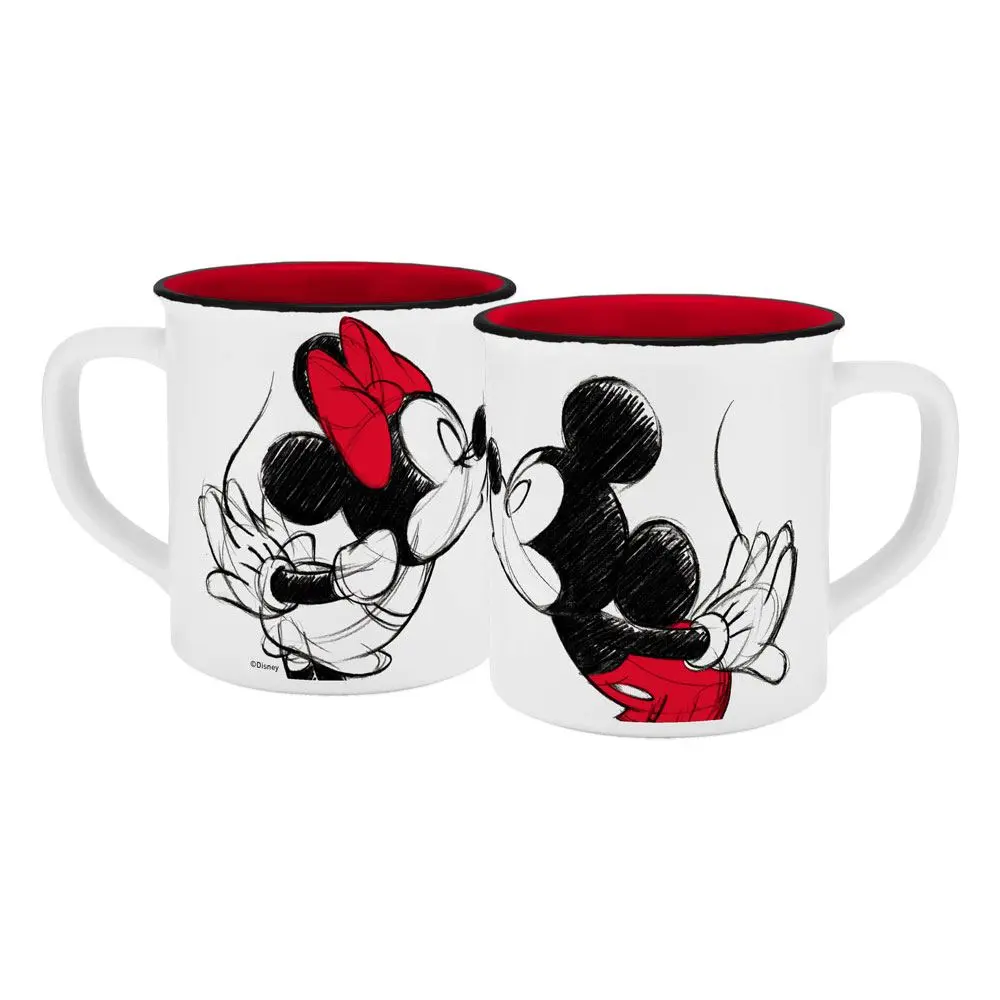 Disney Mug Mickey Kiss Sketch Red - šalica fotografija proizvoda