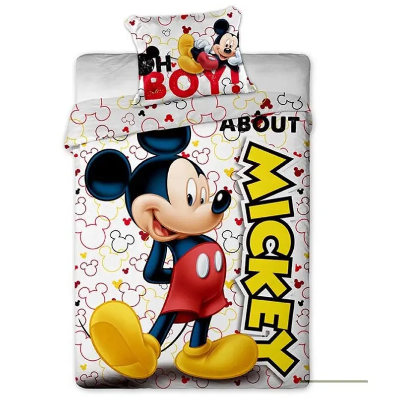 Disney Mickey mikro vlakna navlaka za poplun krevet 90cm fotografija proizvoda