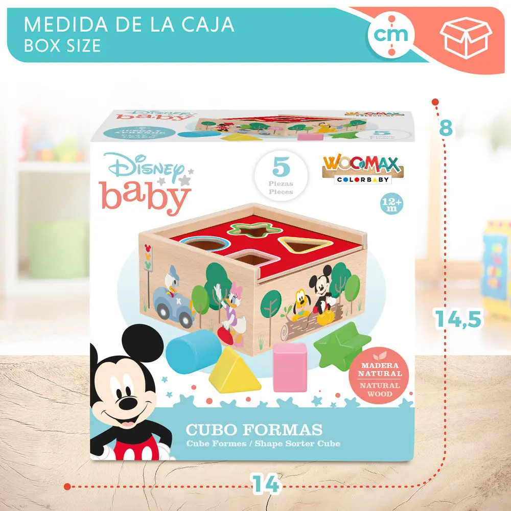 Disney Mickey Minnie drveni oblici kocke fotografija proizvoda