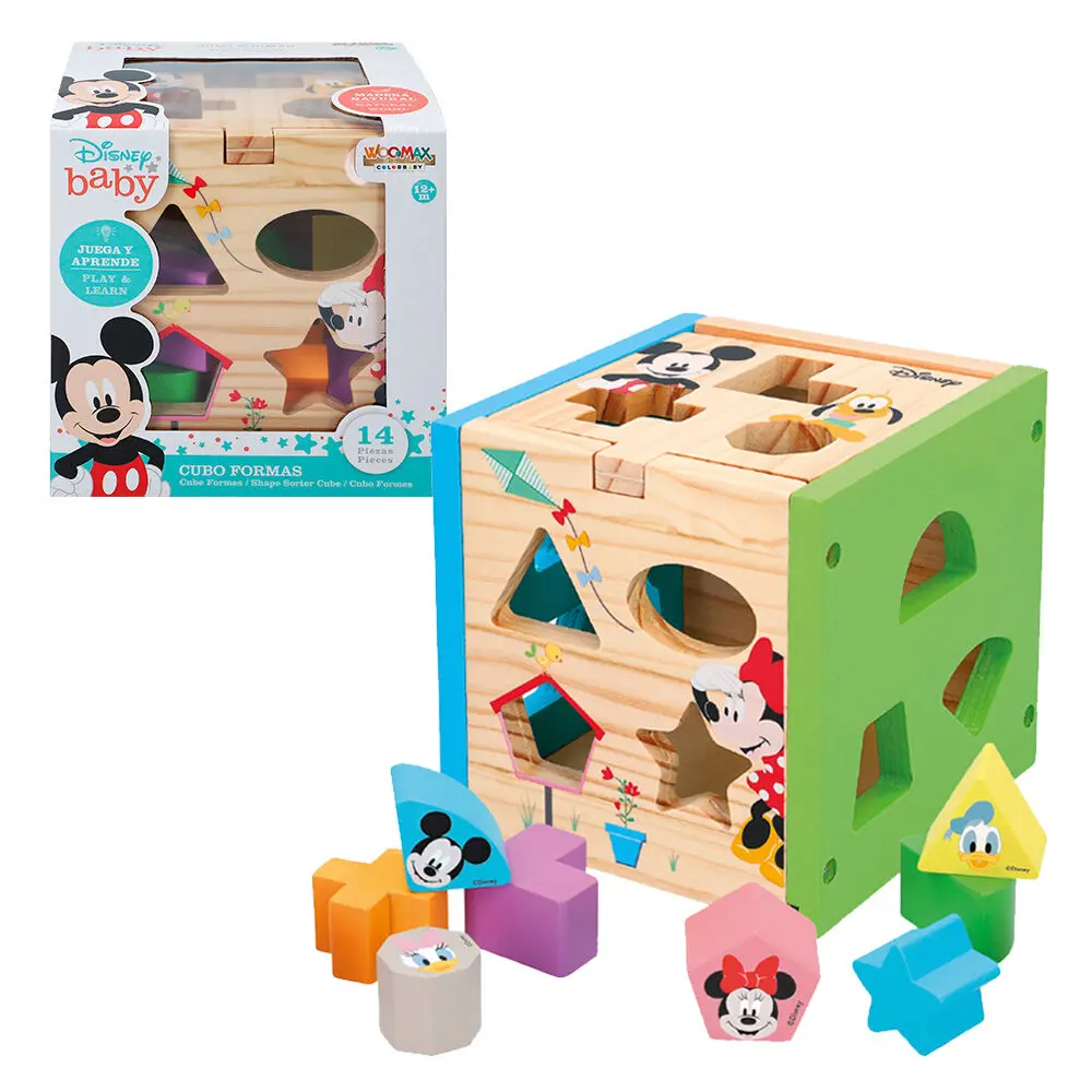 Disney Mickey Minnie drvene kocke oblici fotografija proizvoda