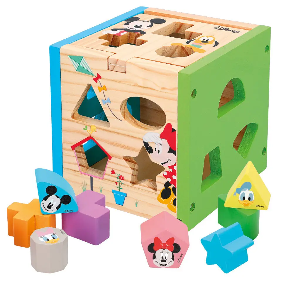 Disney Mickey Minnie drvene kocke oblici fotografija proizvoda