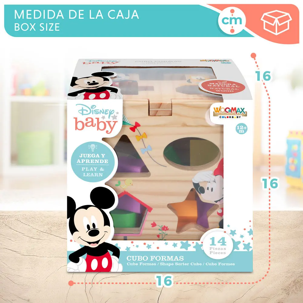 Disney Mickey Minnie drvene kocke oblici fotografija proizvoda
