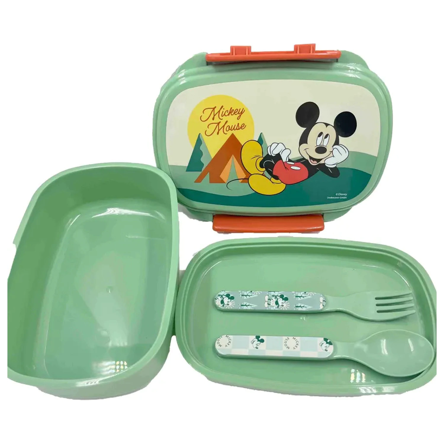 Disney Mickey Nature kutija za sendviče + set pribora za jelo fotografija proizvoda