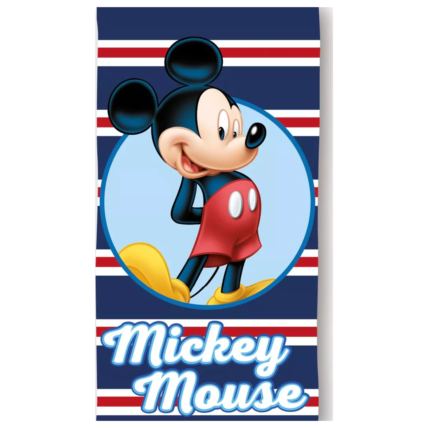Disney Mickey Navy Stripe Ručnik 70x140cm fotografija proizvoda