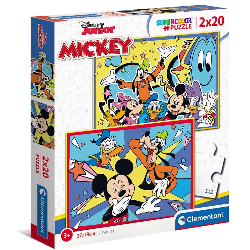 Disney Mickey puzzle 2x20 kom fotografija proizvoda