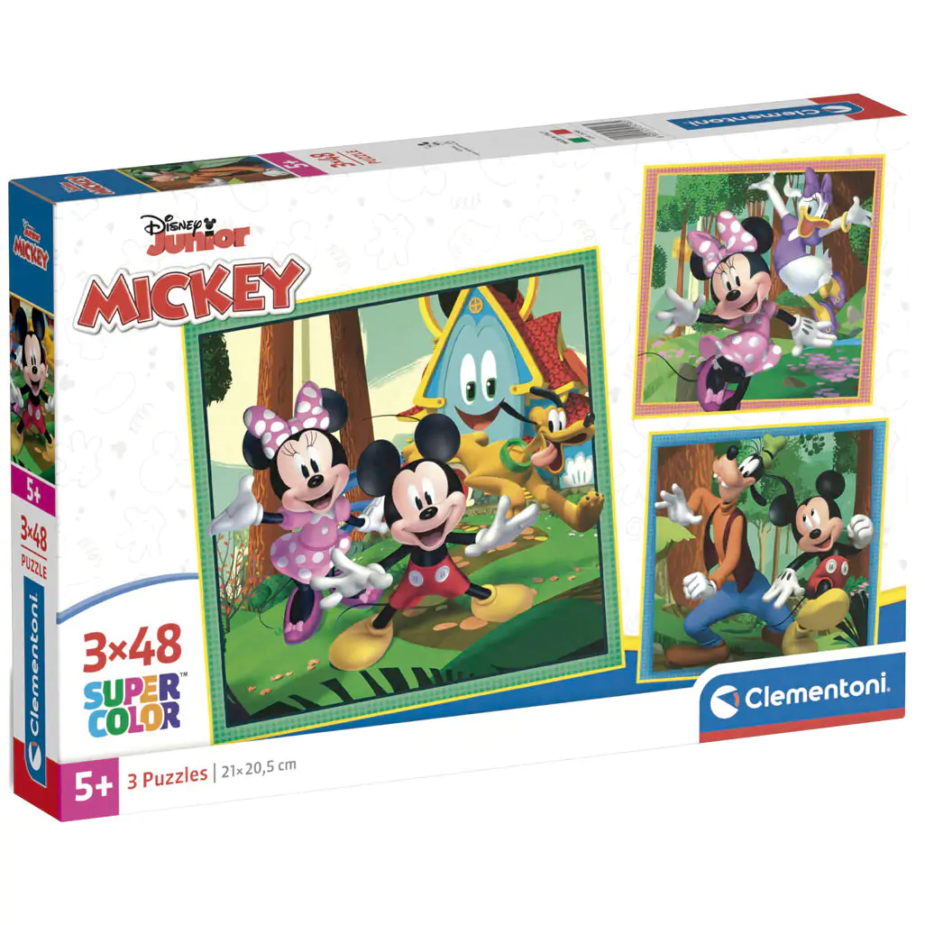 Disney Mickey puzzle 3x48 kom fotografija proizvoda