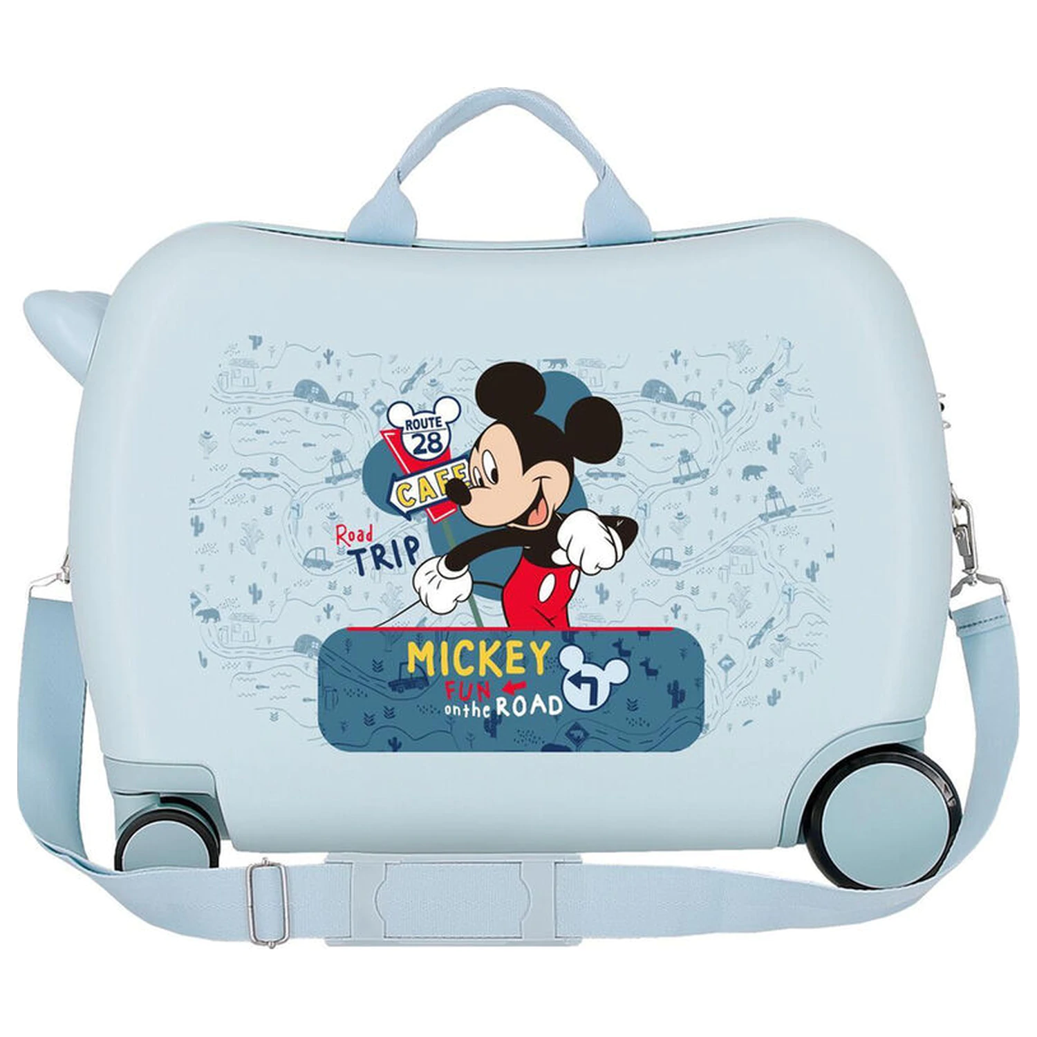 Disney Mickey Road Trip ABS putni kovčeg na kotače 50 cm fotografija proizvoda