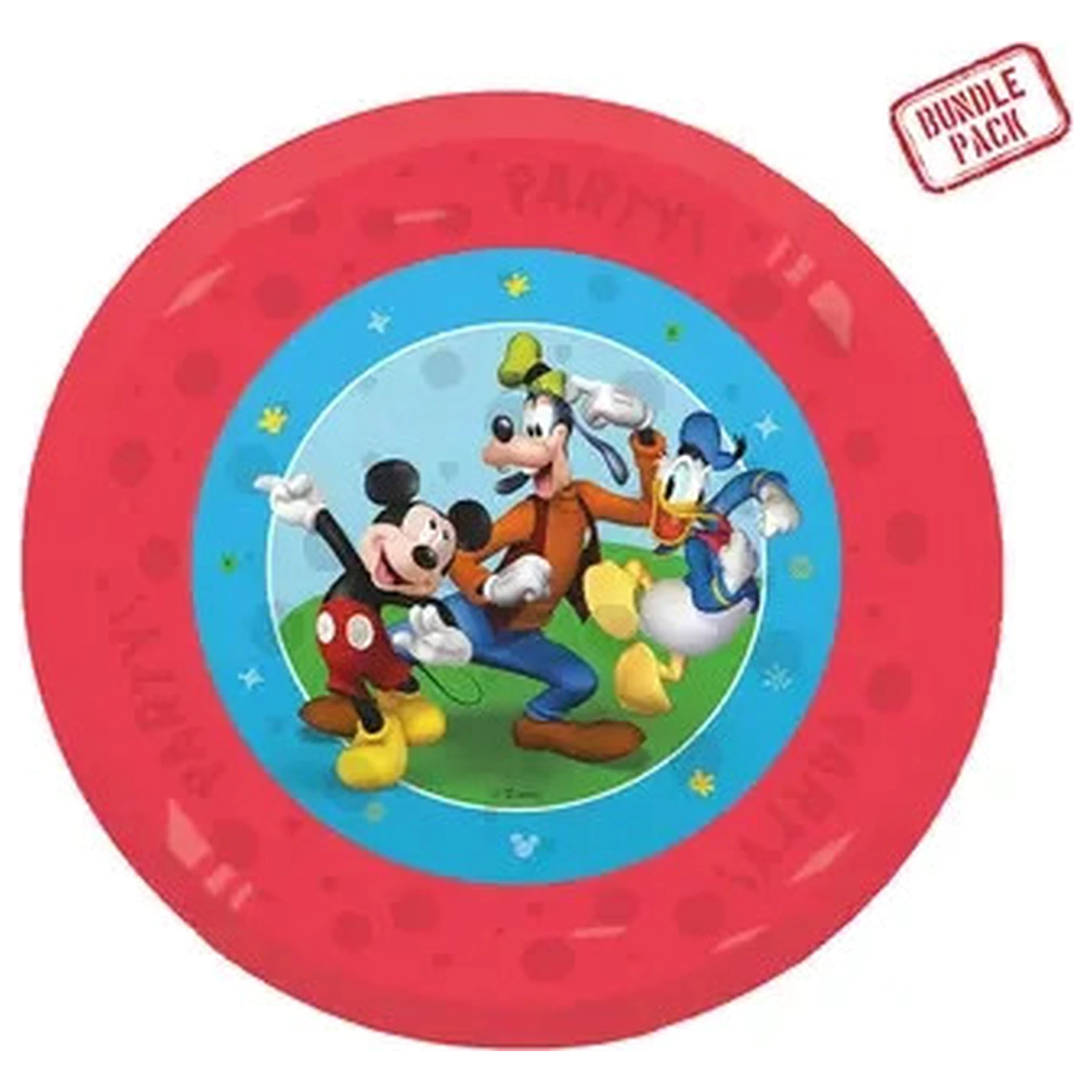 Disney Mickey Rock the House micro premium plastični plitki tanjur, set od 4 komada, 21 cm fotografija proizvoda