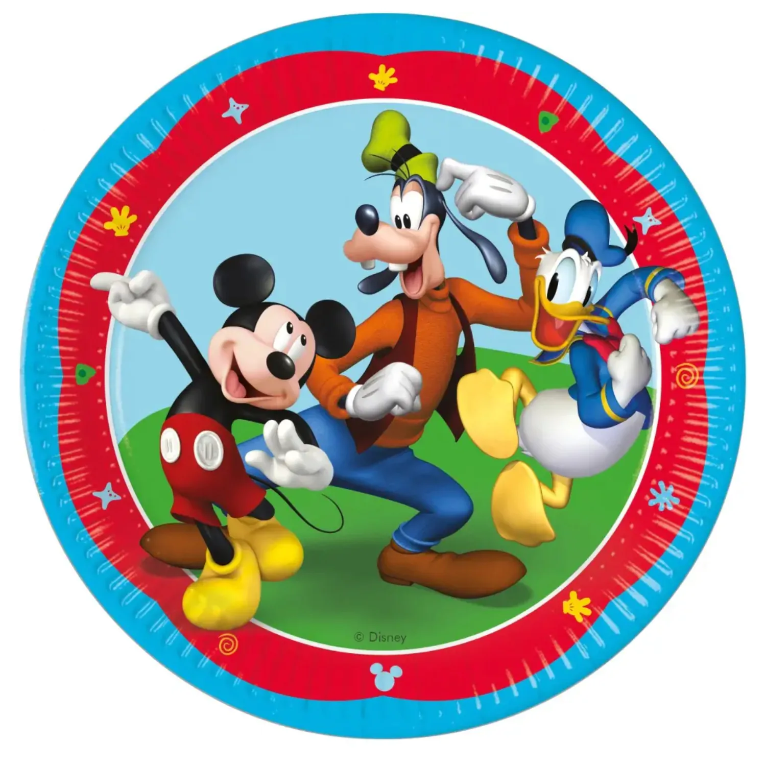 Disney Mickey Rock the House papirnati tanjuri, 8 komada, 23 cm FSC fotografija proizvoda