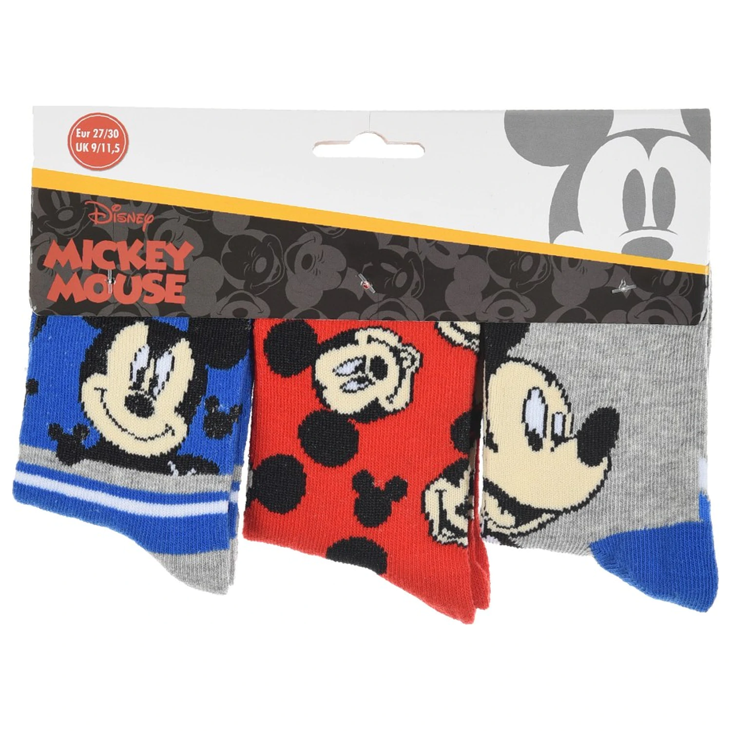 Disney Mickey Stride Blue dječje čarape 23/26 fotografija proizvoda
