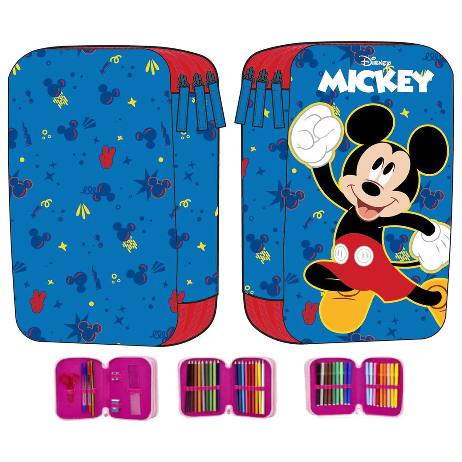 Disney Mickey trostruka pernica fotografija proizvoda