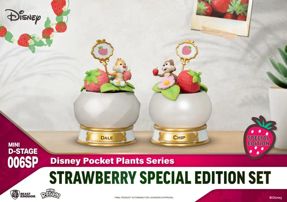 Disney Mini Diorama Stage kipovi Pocket Plants Series Strawberry Special Edition Set 12 cm fotografija proizvoda