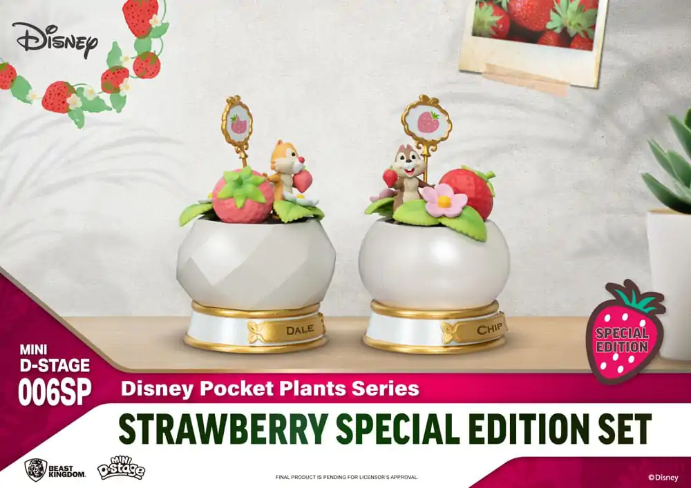 Disney Mini Diorama Stage kipovi Pocket Plants Series Strawberry Special Edition Set 12 cm fotografija proizvoda