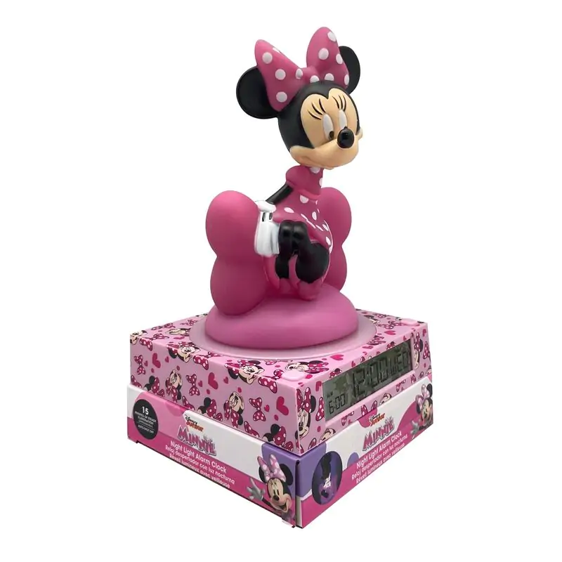 Disney Minnie 3D lampa sa budilicom fotografija proizvoda