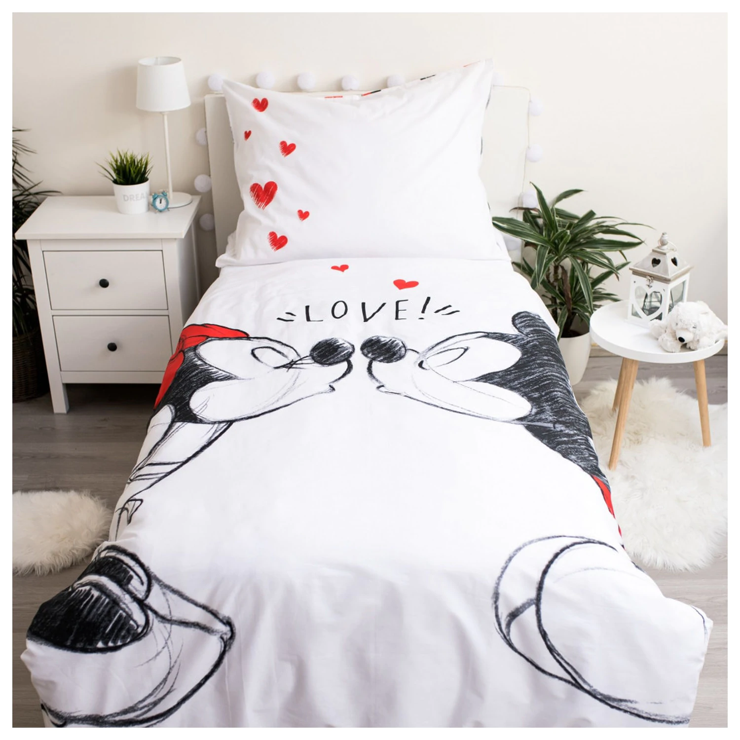 Disney Minnie i Mickey navlaka za poplun fotografija proizvoda