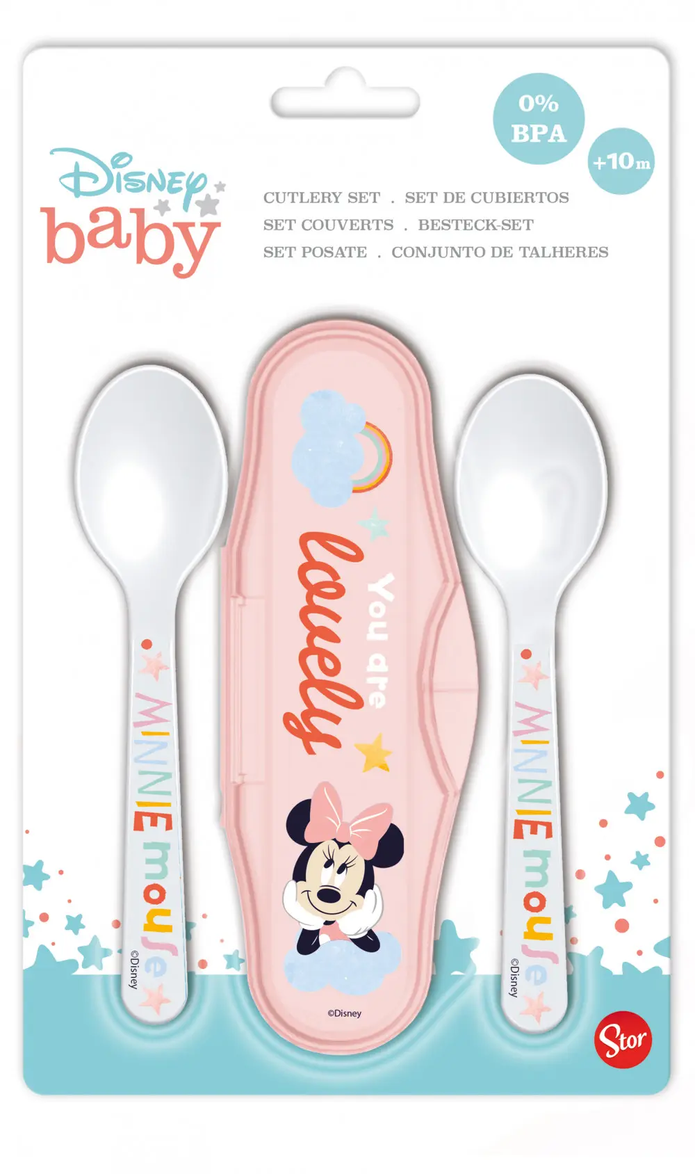 Disney Minnie Mouse putni set pribora za jelo fotografija proizvoda