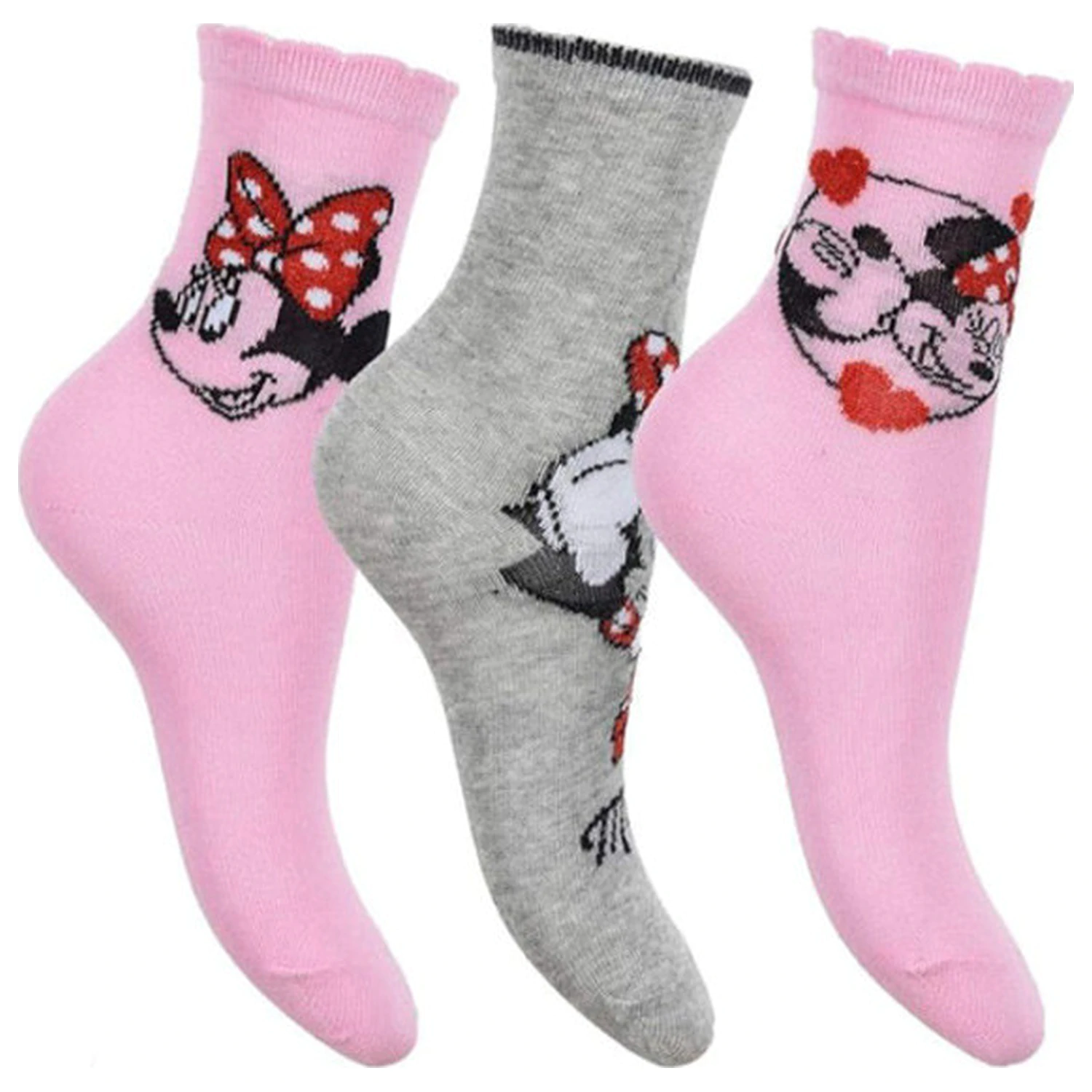 Disney Minnie Mouse Bow Pink dječje čarape 31/34 fotografija proizvoda