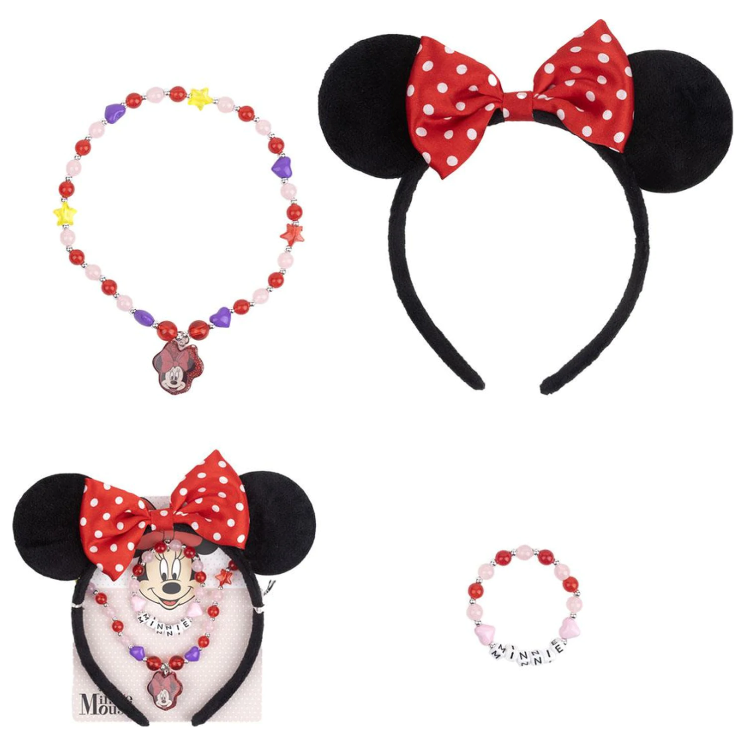 Disney Minnie Charm nakit i set traka za glavu fotografija proizvoda