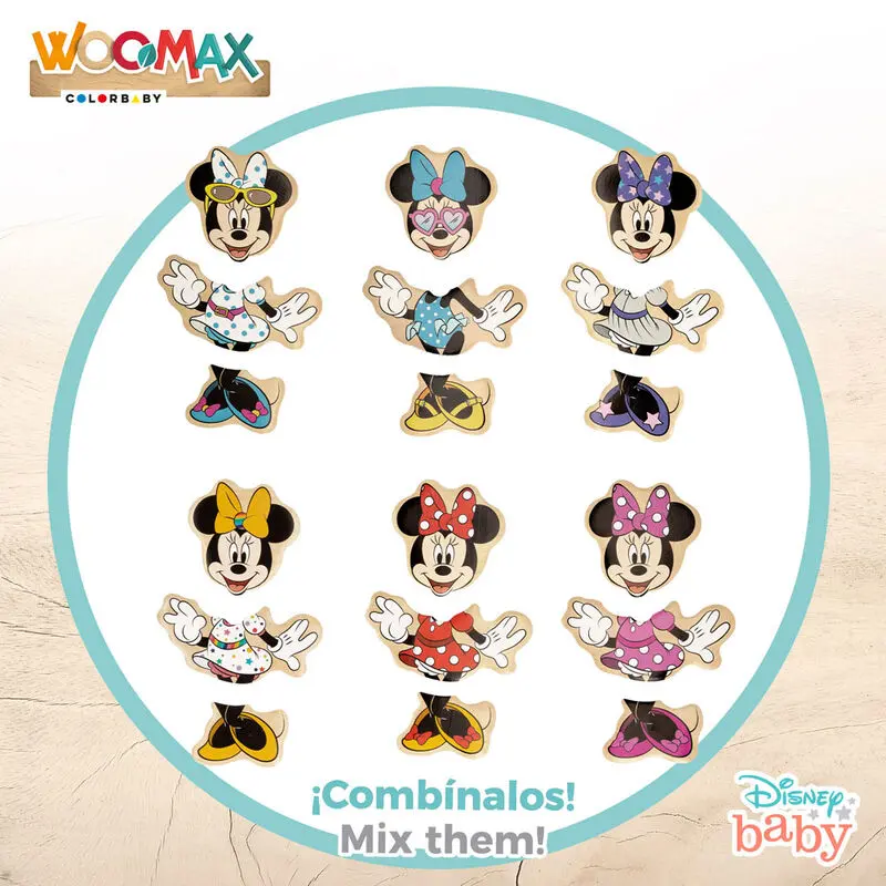 Disney Minnie drvena slagalica 19 komada fotografija proizvoda