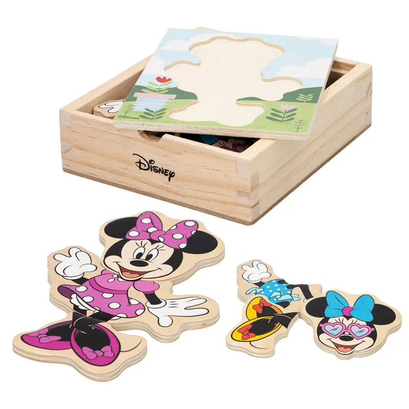 Disney Minnie drvena slagalica 19 komada fotografija proizvoda