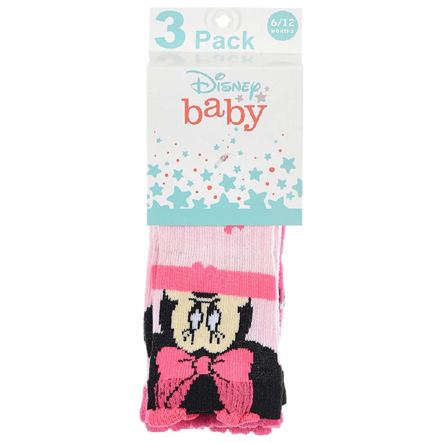 Disney Minnie Figaro Pink dječje čarape 6-12 mjeseci fotografija proizvoda