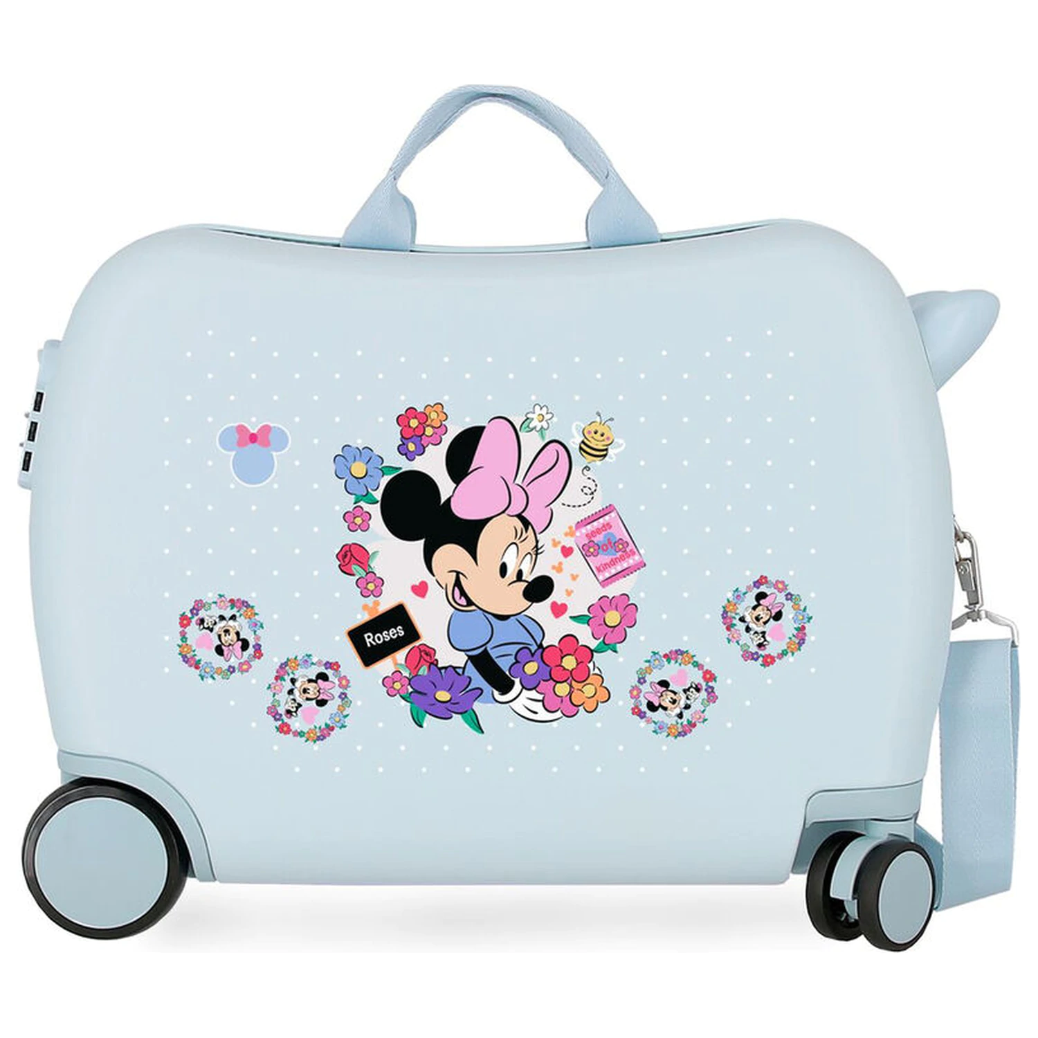 Disney Minnie Flowers ABS putni kovčeg na kotače 50 cm fotografija proizvoda