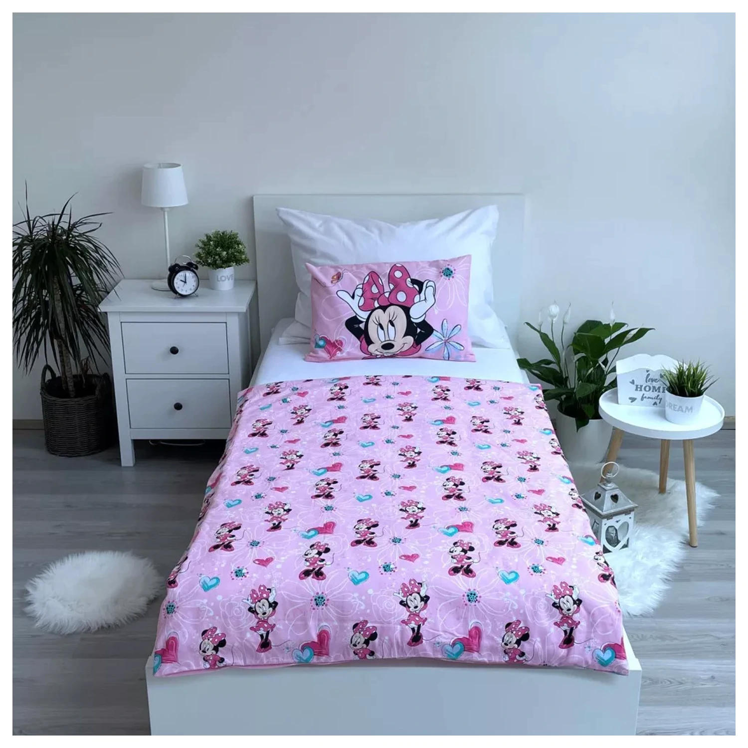 Disney Minnie Flowers dječja, predškolska navlaka za poplun fotografija proizvoda