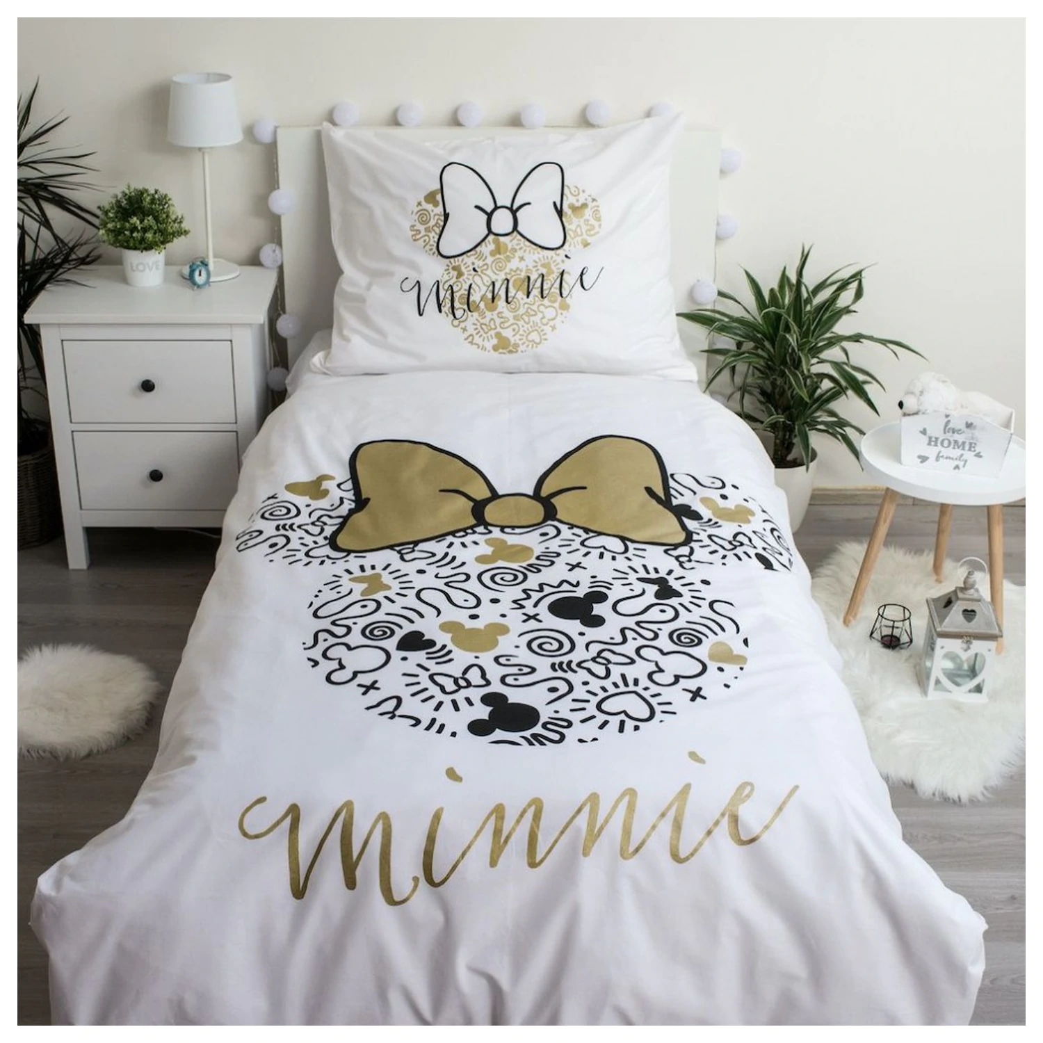Disney Minnie Gold navlaka za poplun fotografija proizvoda