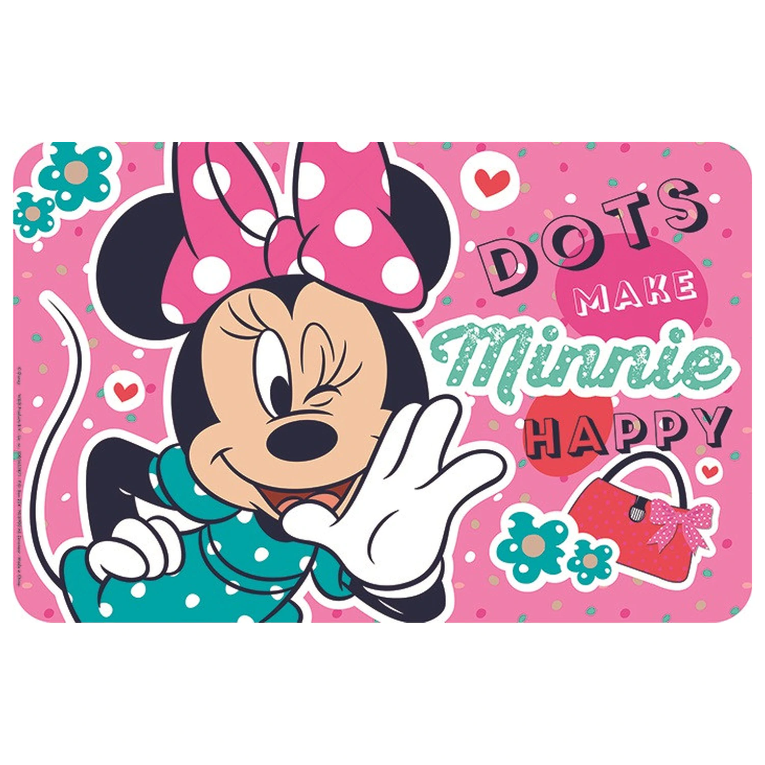 Disney Minnie Happy Dots Podmetač 43x28 cm fotografija proizvoda