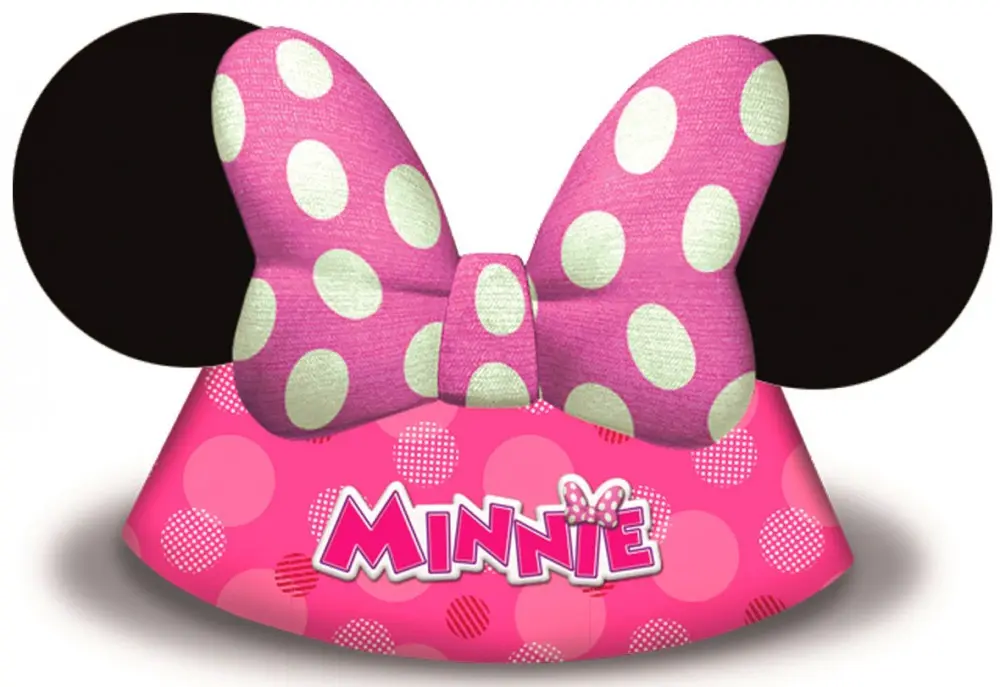 Disney Minnie Happy Helpers šeširi za zabavu, 6 komada fotografija proizvoda