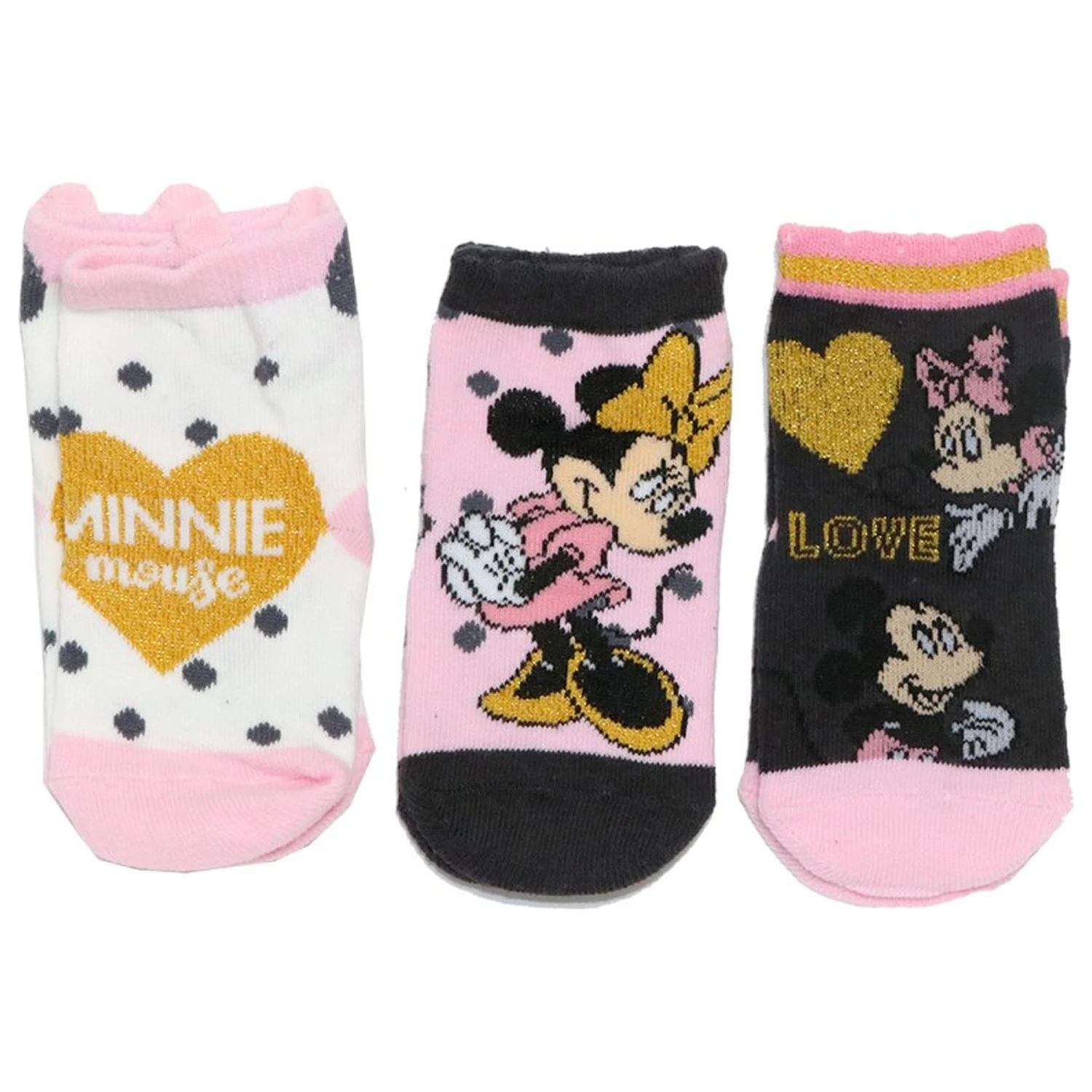 Disney Minnie Heart dječje čarape 0-6 mjeseci fotografija proizvoda
