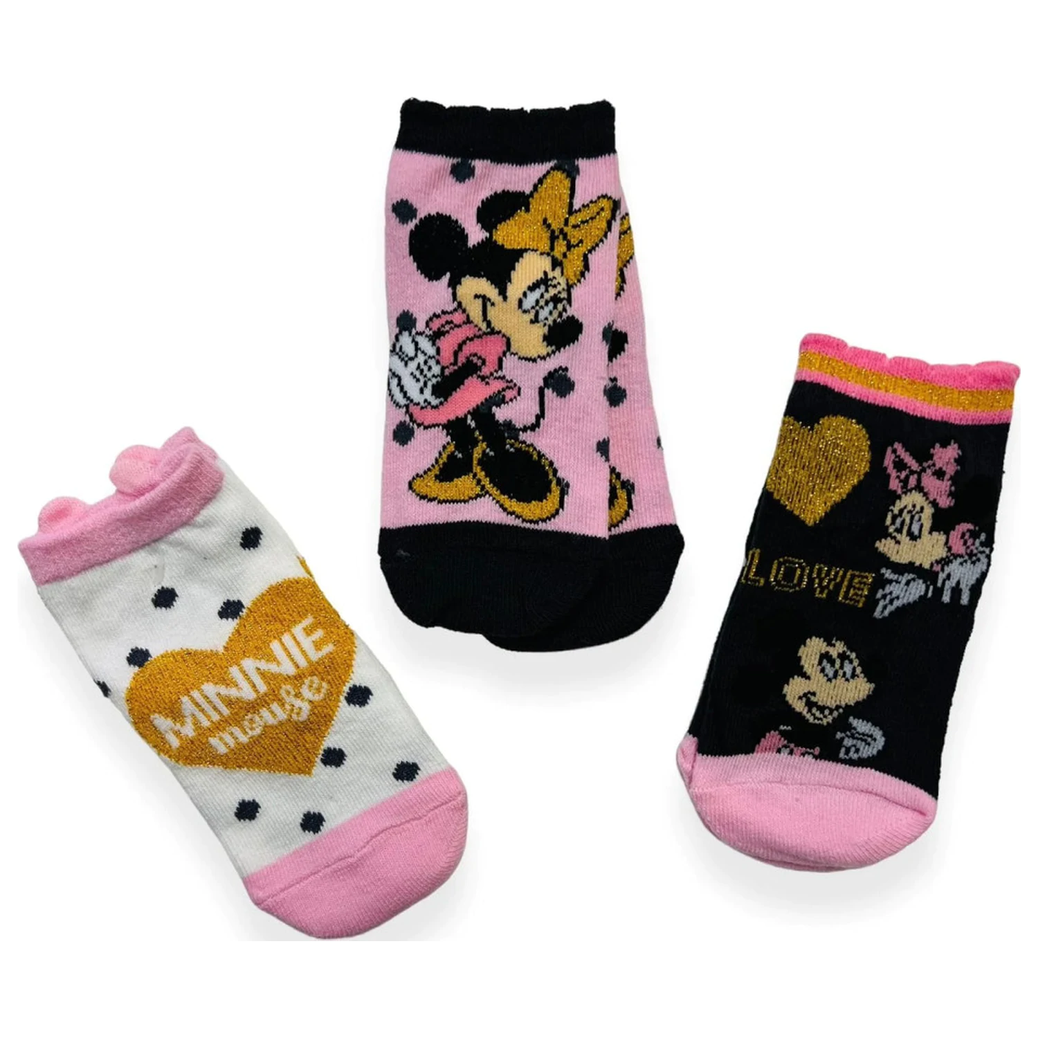 Disney Minnie Heart dječje čarape 6/12 mjeseci fotografija proizvoda