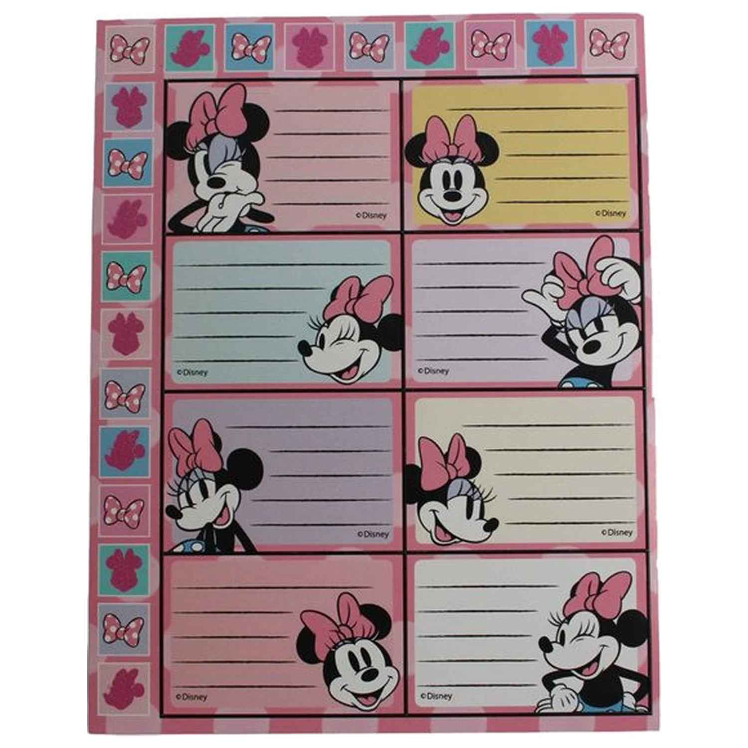 Disney Minnie Joy etikete za bilježnicu sa naljepnicama 16 komada fotografija proizvoda