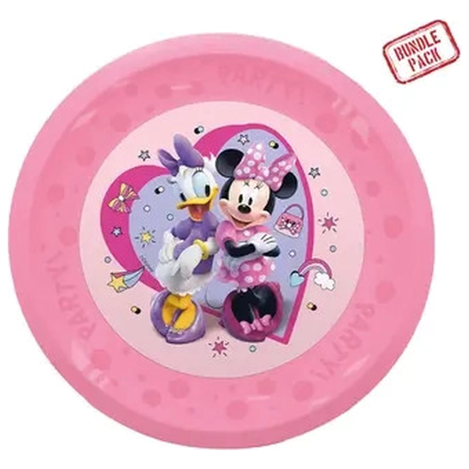 Disney Minnie Junior mikro premium plastični tanjur za jelo set od 4 komada 21 cm fotografija proizvoda