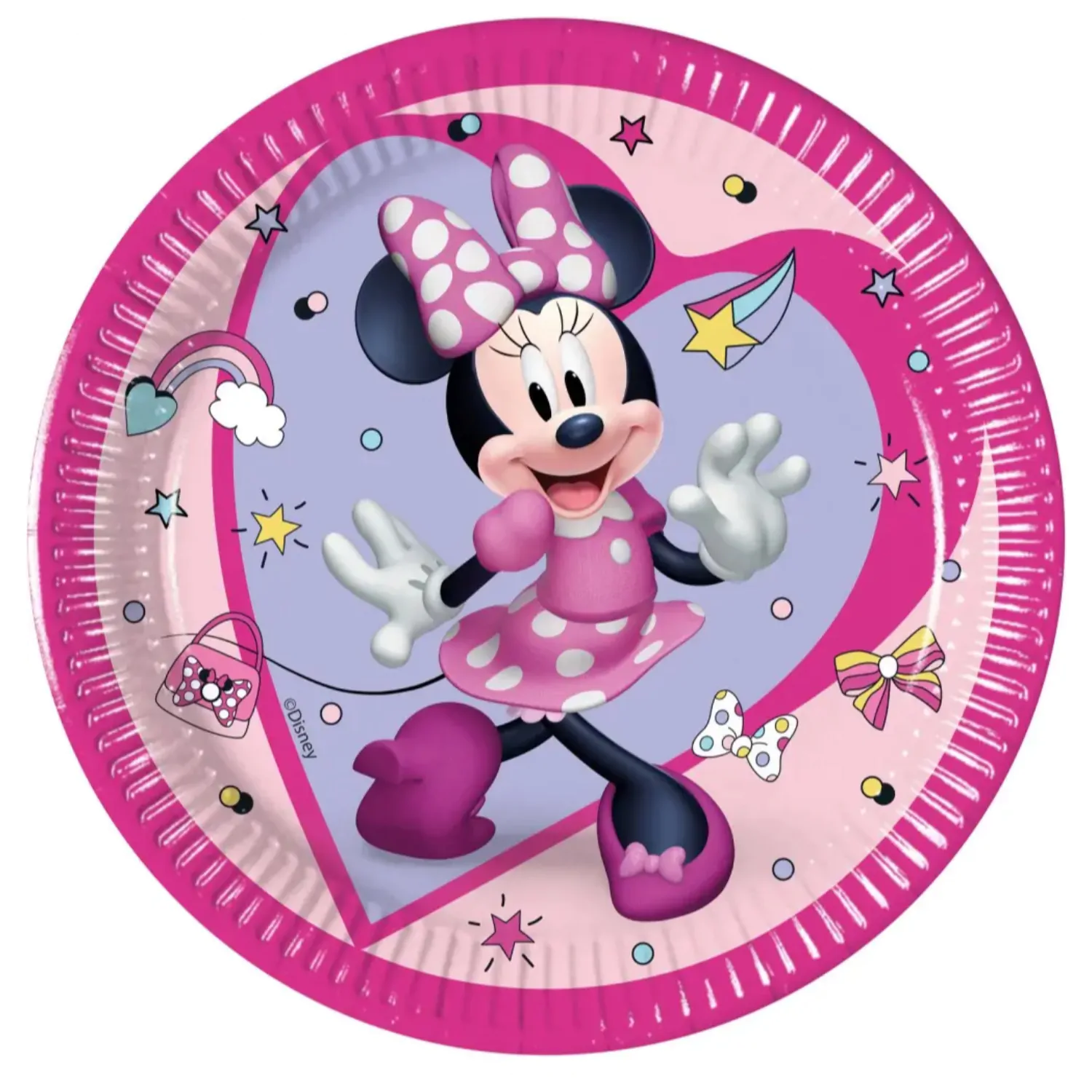 Disney Minnie Junior papirnati tanjuri 8 komada 20 cm FSC fotografija proizvoda