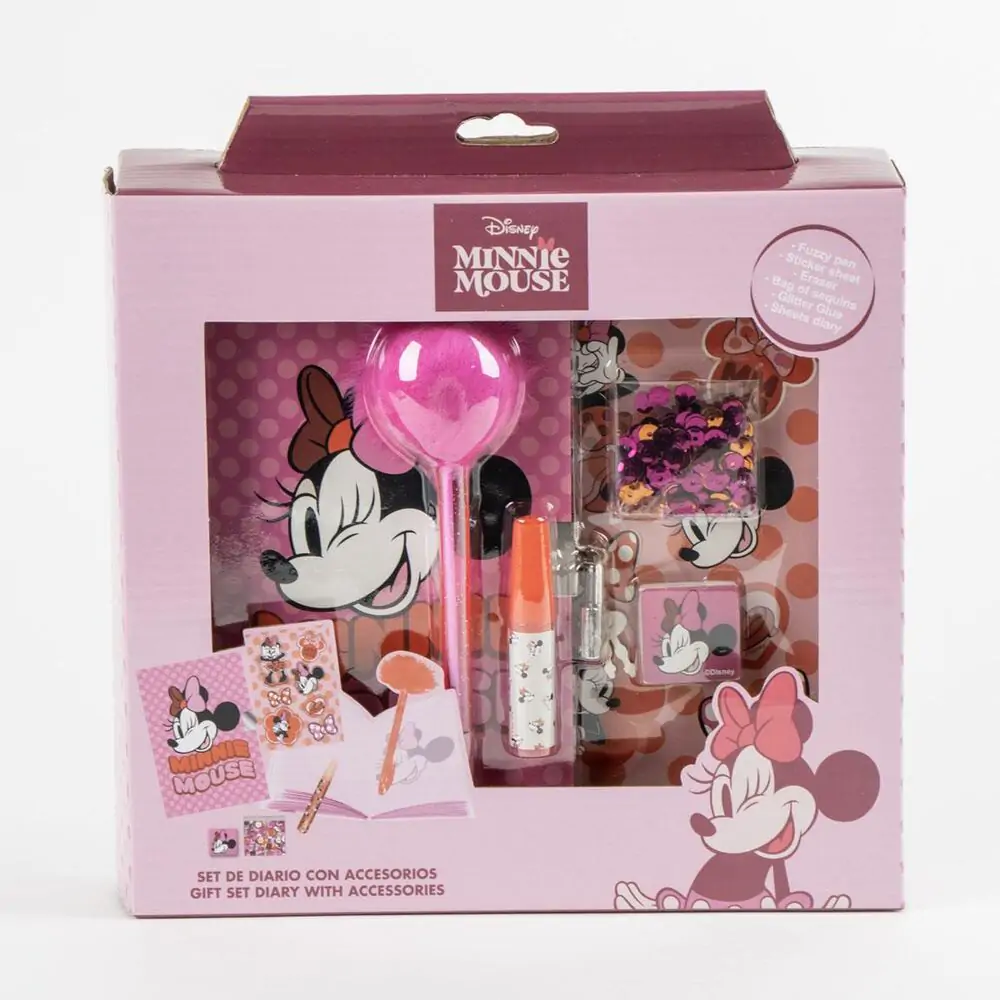 Disney Minnie Set Dnevnika fotografija proizvoda