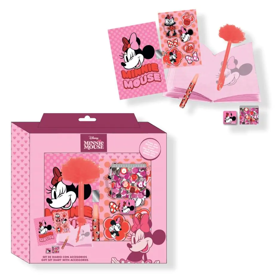 Disney Minnie Set Dnevnika fotografija proizvoda