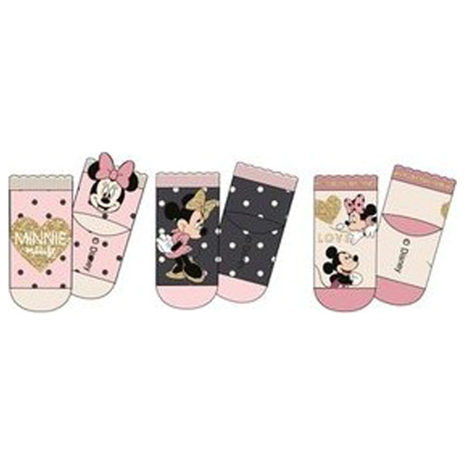 Disney Minnie Love dječje čarape 0-6 mjeseci fotografija proizvoda