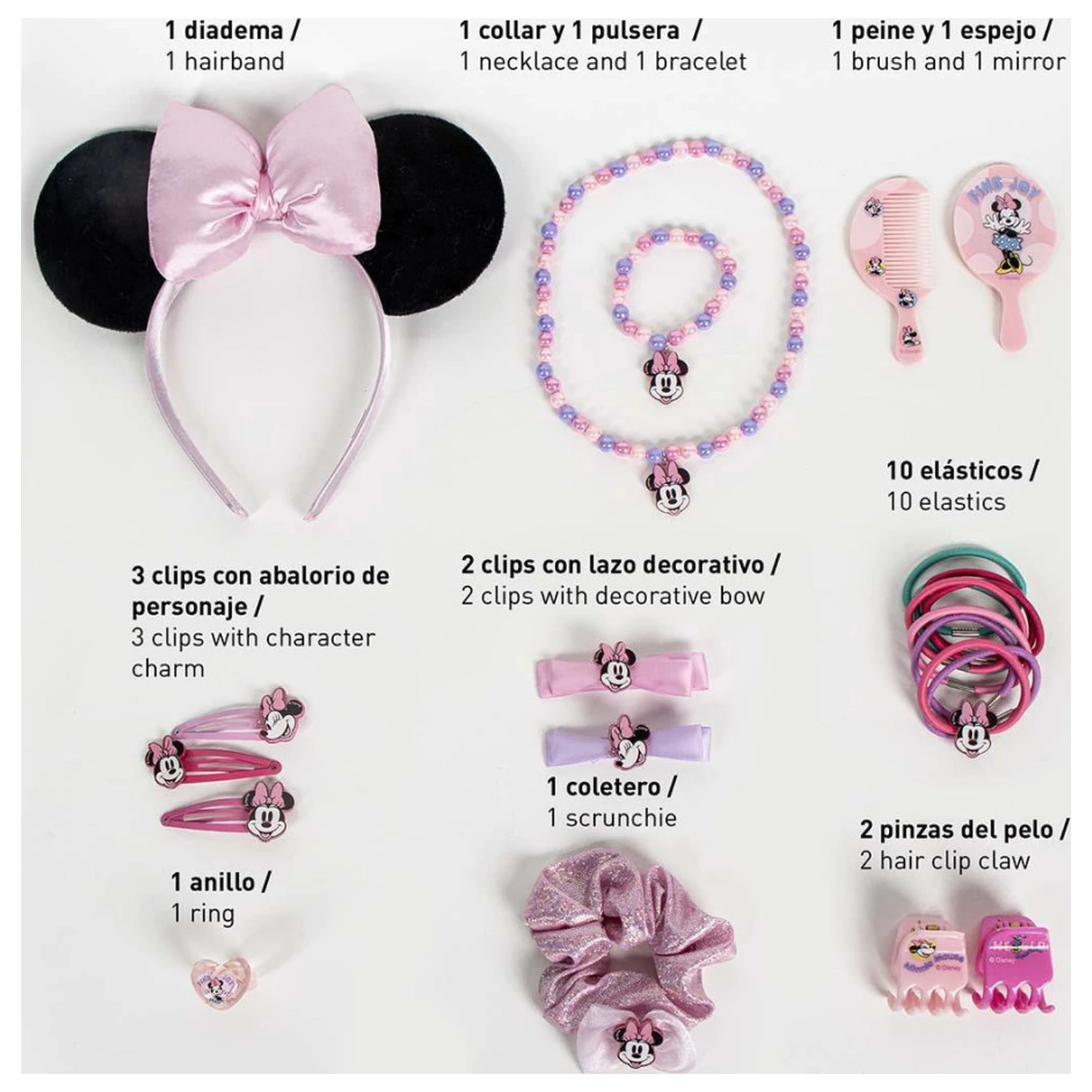 Disney Minnie Makeover Nakit i set dodataka za kosu fotografija proizvoda