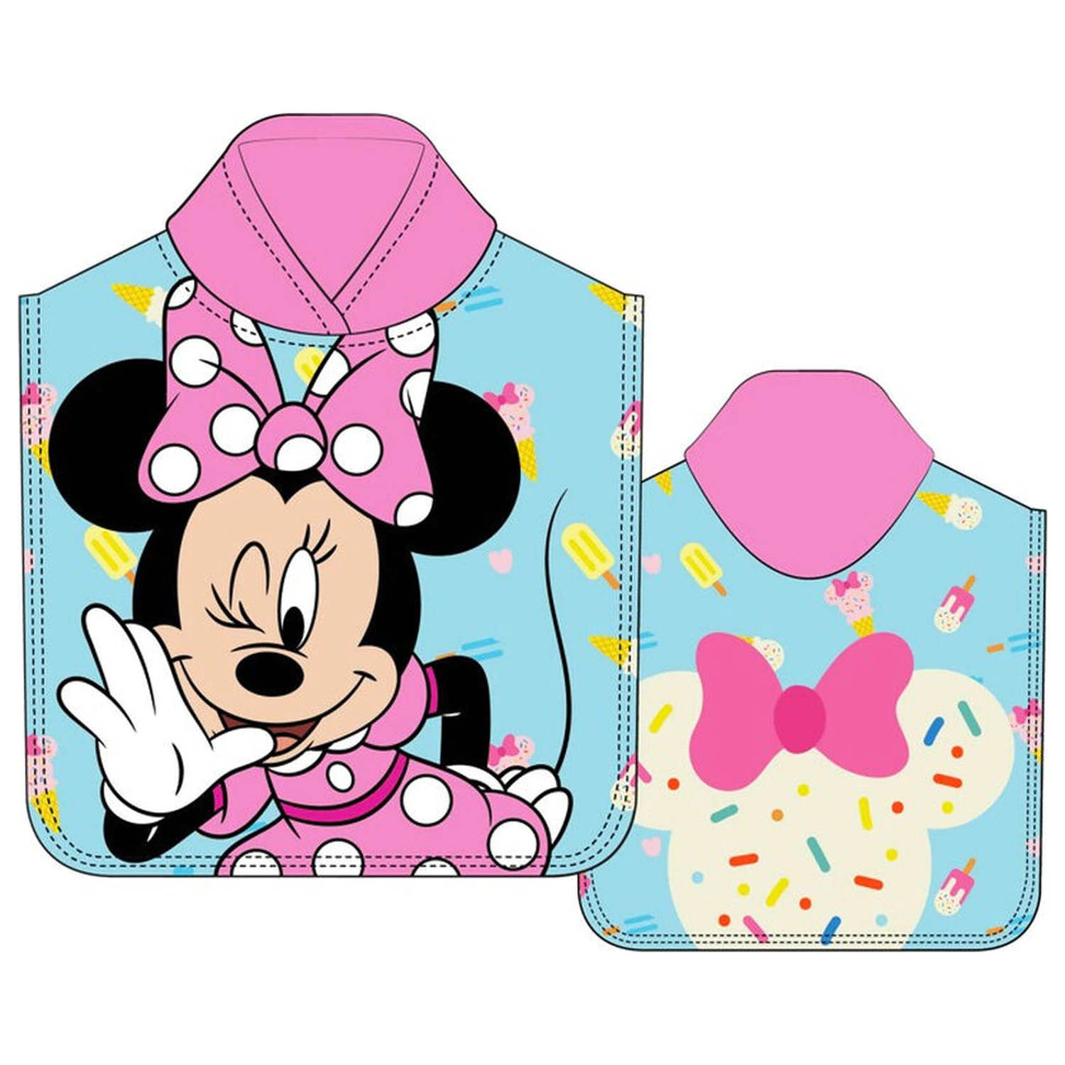 Disney Minnie ručnik pončo od mikrovlakana fotografija proizvoda
