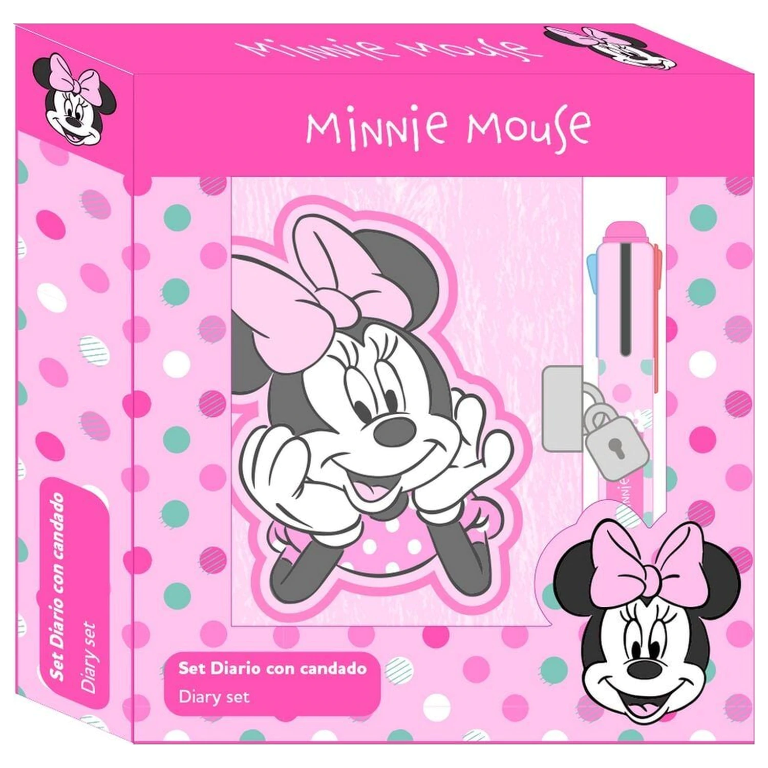 Disney Minnie Minty Diary + olovka u 4 boje fotografija proizvoda