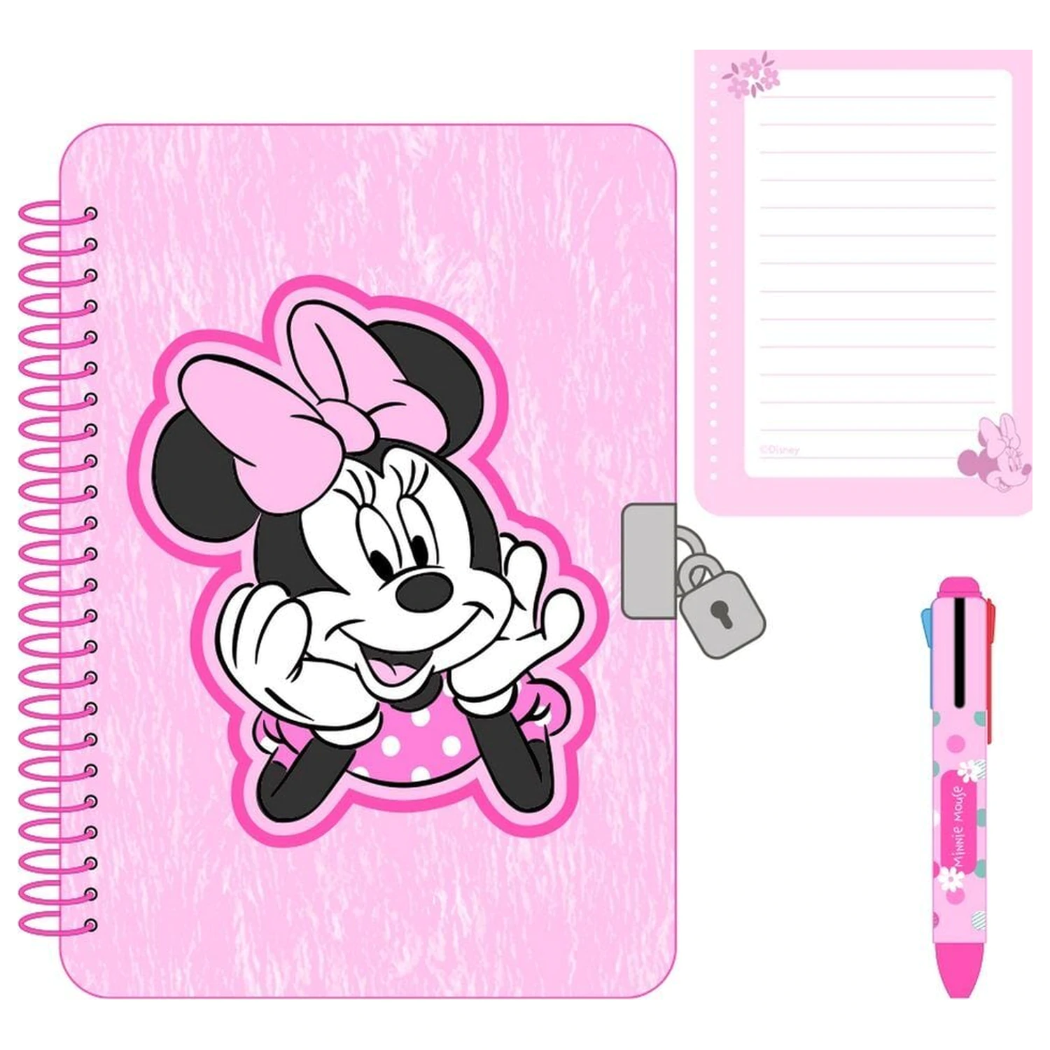 Disney Minnie Minty Diary + olovka u 4 boje fotografija proizvoda