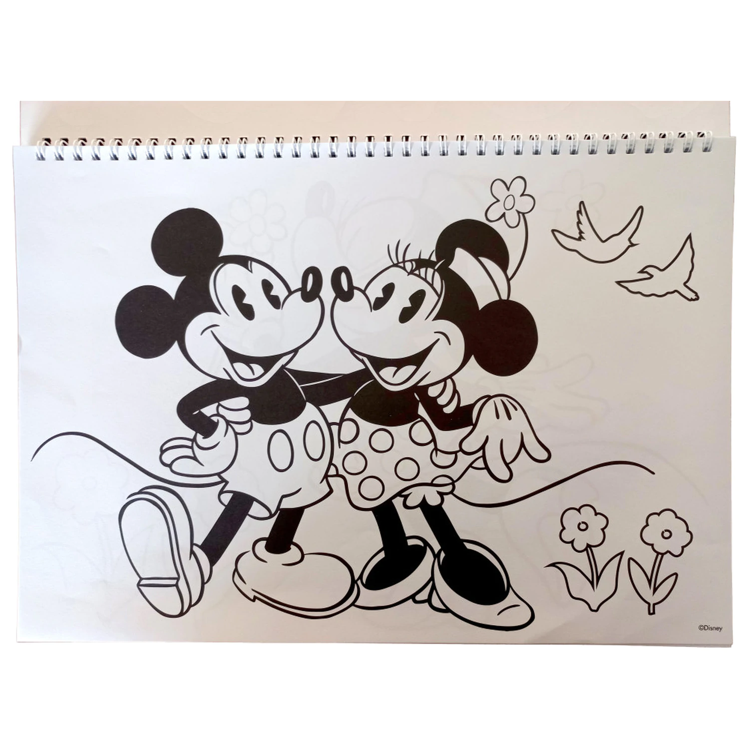 Disney Minnie Nomadic Spirit A/4 Spiralna bilježnica za crtanje s 40 naljepnica fotografija proizvoda