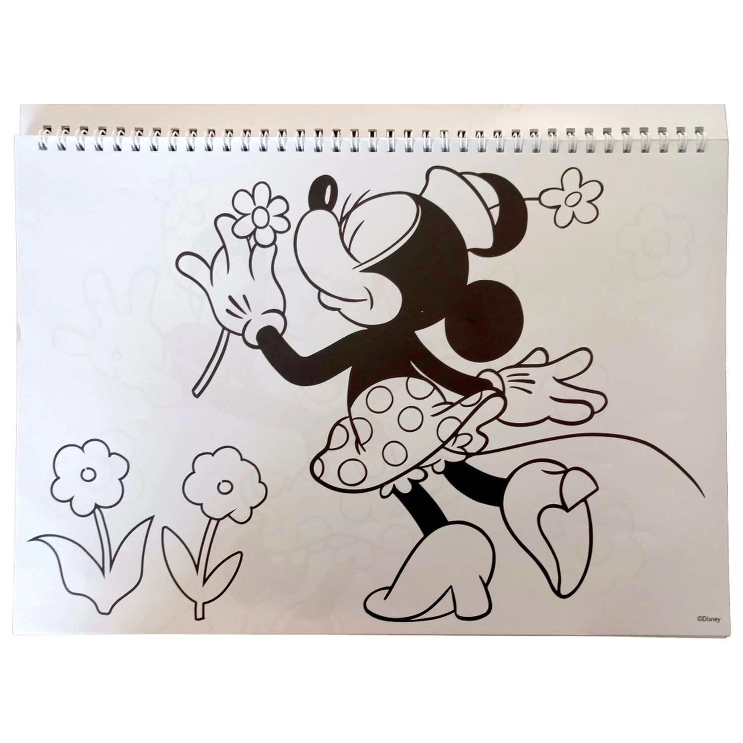 Disney Minnie Nomadic Spirit A/4 Spiralna bilježnica za crtanje s 40 naljepnica fotografija proizvoda