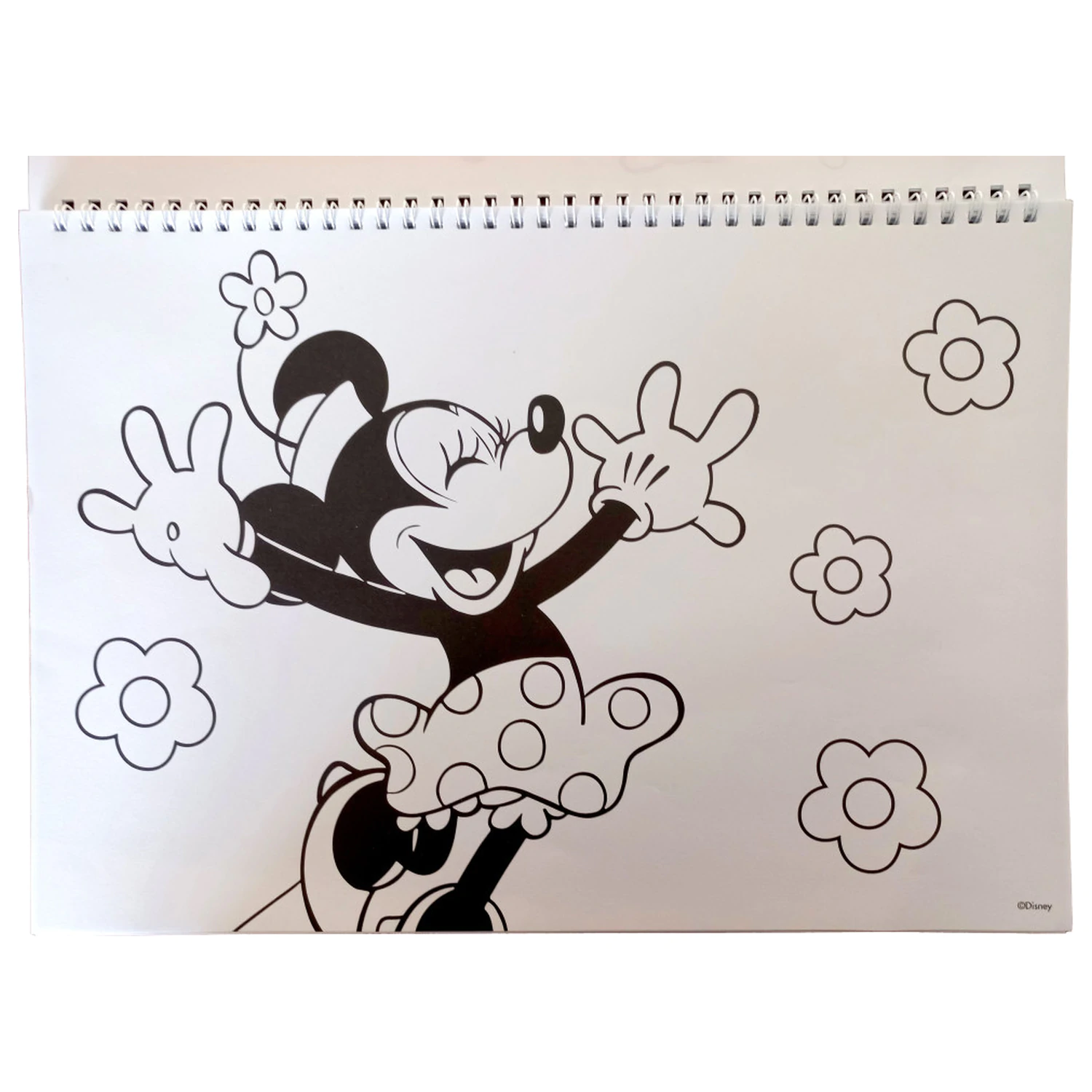 Disney Minnie Nomadic Spirit A/4 Spiralna bilježnica za crtanje s 40 naljepnica fotografija proizvoda