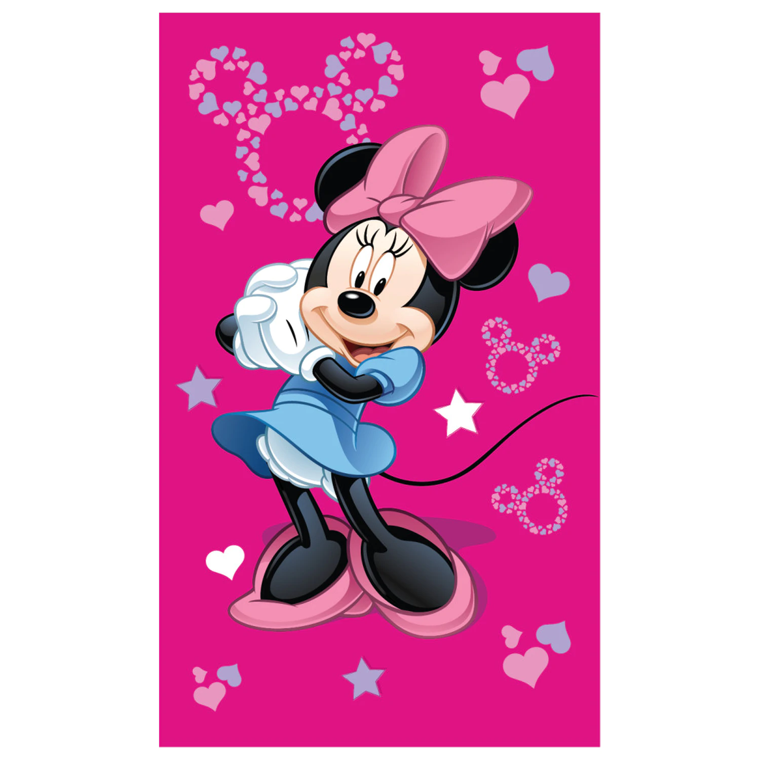Disney Minnie ručnik za ruke, ručnik za lice, ručnik u roza boji fotografija proizvoda