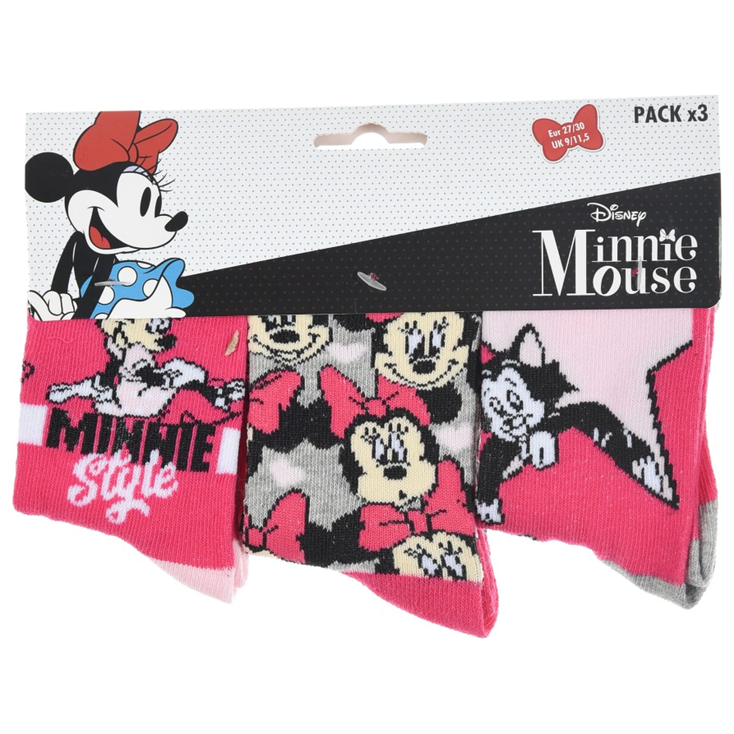 Disney Minnie Pink Style Dječje čarape 31/34 fotografija proizvoda