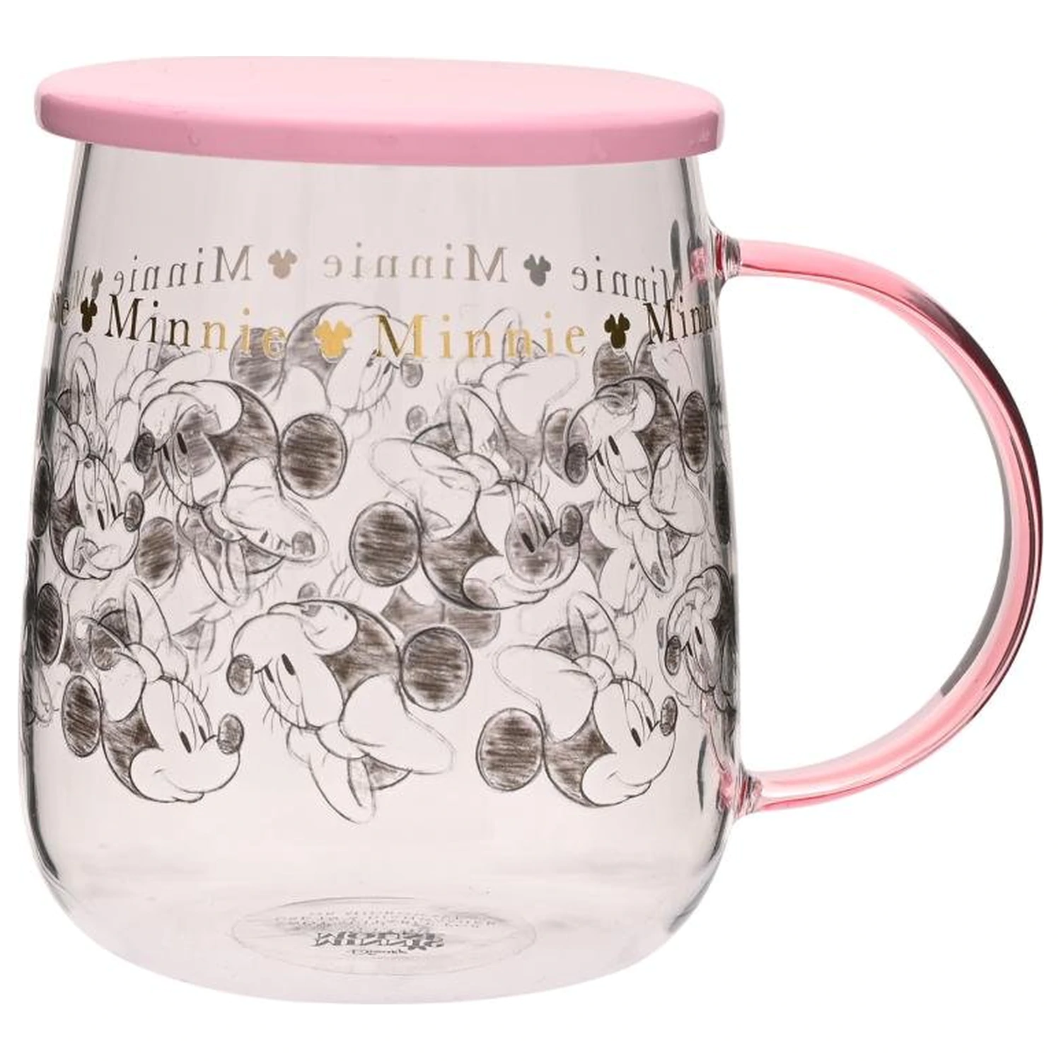 Disney Minnie staklena šalica s poklopcem (532 ml) fotografija proizvoda