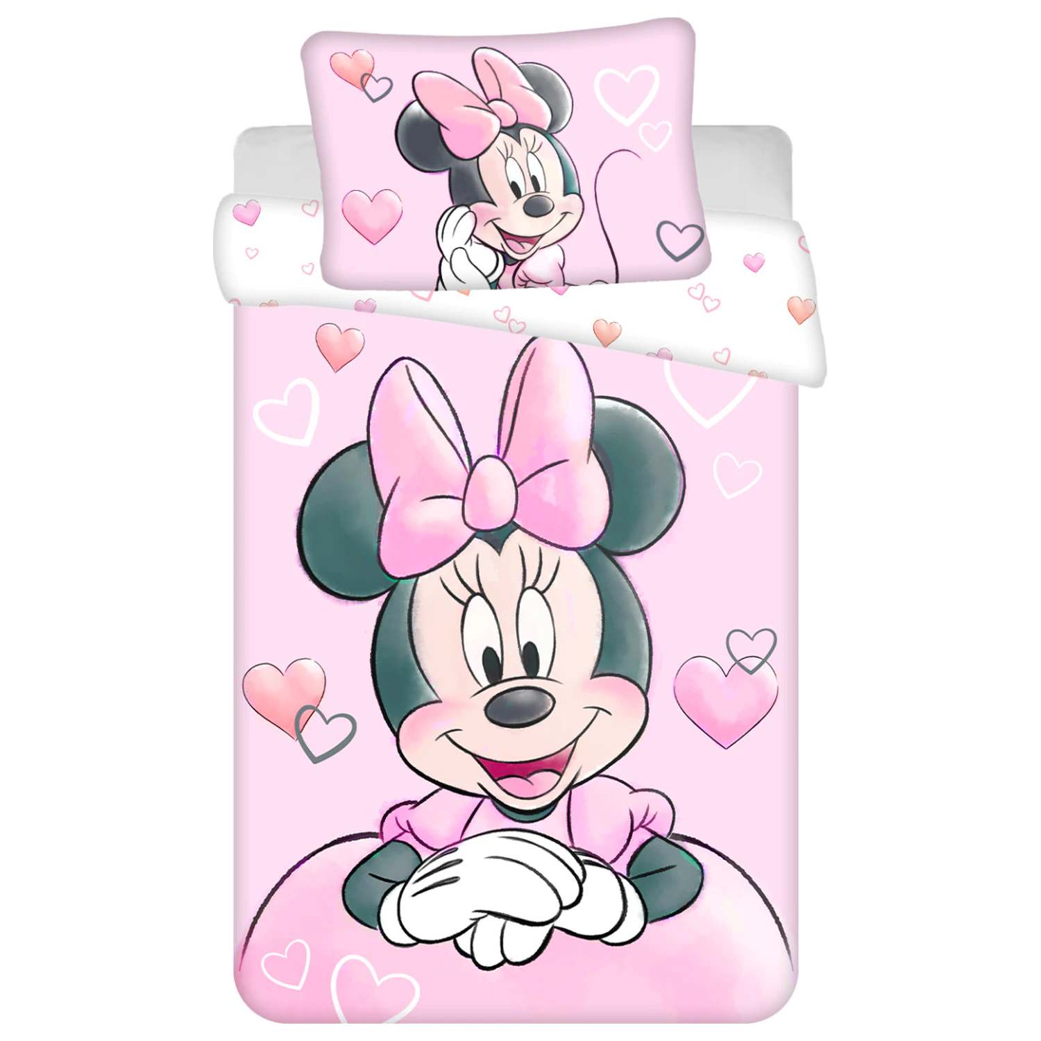 Disney Minnie Pudrasto Rozi Dječja, Predškolska Navlaka za poplun fotografija proizvoda
